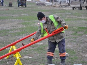Kütahya’da park ve bahçelere bakım