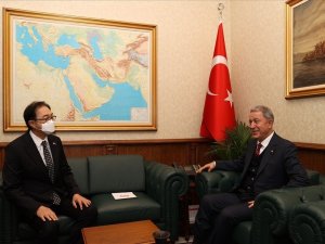 Bakan Akar, Kore Büyükelçisi Lee’yi kabul etti