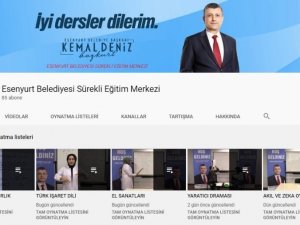 Esenyurt Belediyesi’nden online eğitim desteği