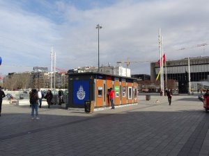 İBB’nin tarihi Taksim Meydanına koyduğu ATM’ler büyük tepki çekti