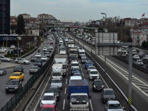 İstanbul’da trafik yoğunluğu