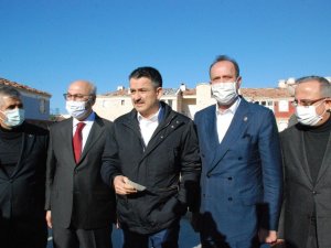 Bakan Pakdemirli hortum bölgesinde