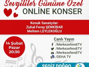 14 Şubat’ta çiftlere online konser