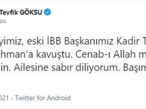 İstanbul Büyükşehir Belediyesi eski Başkanı Kadir Topbaş, hayatını kaybetti