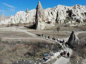 Kapadokya’da Sevgililer Günü yoğunluğu yaşanıyor