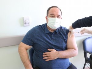 Belediye Başkanı korona aşısı oldu