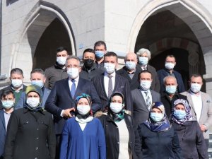 AK Parti Ürgüp heyeti, Nevşehir Belediye Başkanı Mehmet Savran’ı ziyaret etti