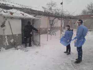 Filyasyon ekipleri kar kış demiyor