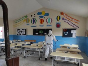 Mardin’de kırsal mahallelerdeki 750 okul dezenfekte edildi