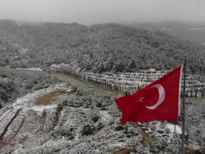 Denizli’de beyaz örtü görsel şölen oluşturdu