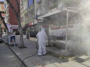 Büyükşehir Belediyesi dezenfekte çalışmalarına devam ediyor