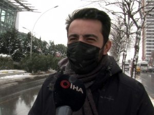 İstanbul’a yağan kar habercileri de zor durumda bıraktı