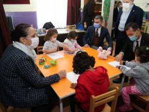 Gölbaşı Belediye Başkanı Şimşek’ten miniklere anlamlı ziyaret
