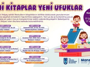 Ankara Büyükşehir Belediyesi’nden çocuklar için kitap kampanyası