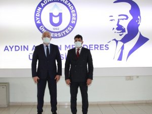 İl Emniyet Müdürü Ekici, ADÜ Rektörümü Aldemir ile görüştü