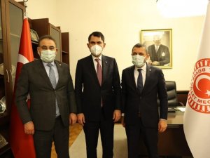 AK Parti milletvekilleri Açıkgöz ve Menekşe’den Bakan Kurum’a teşekkür