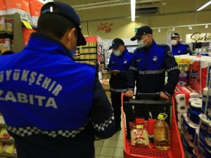 Büyükşehir zabıtasından etiket denetimi