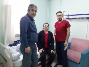 Karın şişliğiyle hastaneye başvurdu karnından tümör çıktı