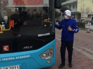 Korona virüse karşı toplu taşımada sıkı önlem