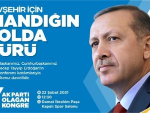 AK Parti İl kongresi 22 Şubat Pazartesi günü yapılacak