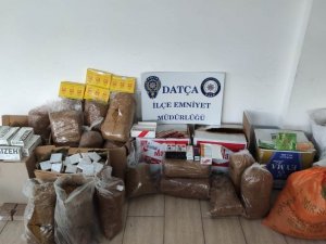 Datça’da 210 kilogram kaçak tütün ele geçirildi