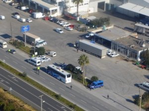 Jandarma Trafik ekipleri havadan denetledi