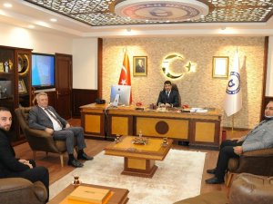 Son Başbakan Binali Yıldırım’ın Başdanışmanı Atılgan, Rektör Aldemir ile görüştü