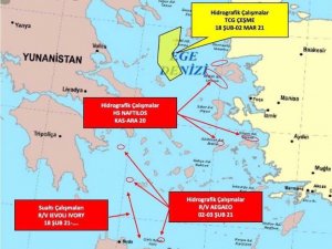 Yunanistan’ın Ege’de gerginliği tırmandıran faaliyetleri devam ediyor