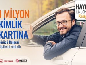 "Hayat Kimliğinde Kolay" uygulamasına 1 milyonun üzerinde başvuru yapıldı
