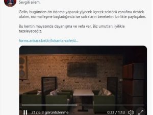 Ankara Büyükşehir Belediyesinde ön sipariş desteği başladı