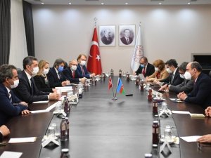 Milli Eğitim Bakanı Selçuk, Azerbaycan Eğitim Bakanı Amrullayev’i ağırladı
