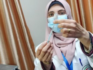 Gazze Şeridi’nde Covid-19’a karşı aşılamalar başladı