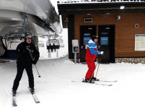 Putin ve Lukaşenko’nun kayak keyfi