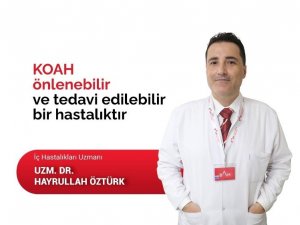 Dr. Öztürk: "KOAH önlenebilir ve tedavi edilebilir bir hastalıktır"