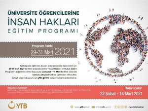 YTB’nin İnsan Hakları Online Eğitim Programı’na başvurular başladı
