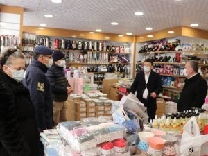 Havza’da maske denetimi