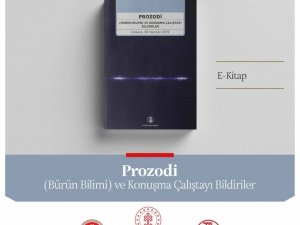 Türk Dil Kurumundan yeni bir E-Kitap: Prozodi ve Konuşma Çalıştayı Bildiriler