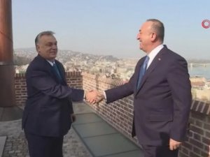 Bakan Çavuşoğlu, Macaristan Başbakanı Orban’la görüştü