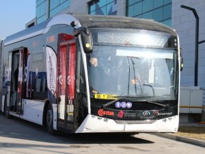 Yüzde 100 elektrikli ve yerli otobüs Ankara turunda