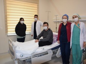 Yeğeninin böbreğiyle hayata tutundu