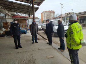 Kaymakamdan korona virüs denetimi