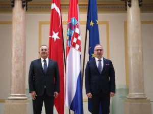 Bakan Çavuşoğlu, Hırvatistan Başbakanı Plenkoviç ile görüştü