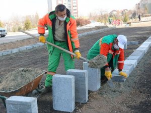 Çankaya Belediyesi’nden kaldırım çalışması