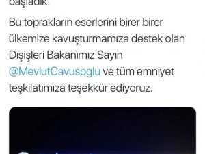 Anadolu’nun 412 eseri daha Türkiye’ye getirildi