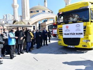 İdlip ve Azez’deki ihtiyaç sahiplerine bir yardım da Mamak’tan