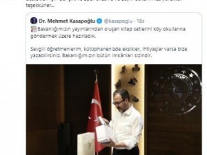 Bakan Ziya Selçuk’tan Bakan Kasapoğlu’na teşekkür