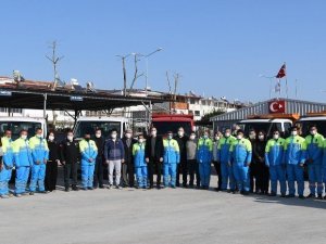 Kuşadası Belediyesi acil müdahale timleri 24 saat görevde