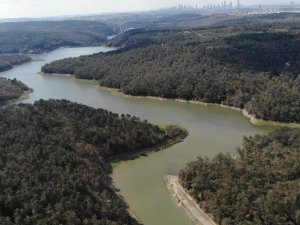 (Drone) Elmalı Barajında doluluk oranı artıyor: Yüzde 63.85’e çıktı