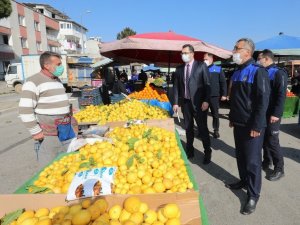 Gaziemir pazarlarında pandemi ve fiyat denetimi