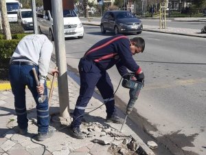 Soma sokaklarında bakım onarım işleri devam ediyor